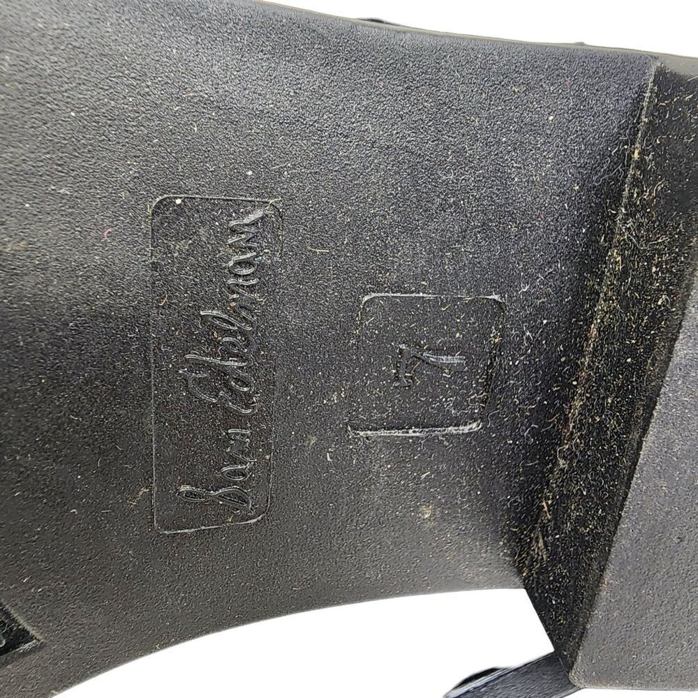 Sam Edelman Tinsley‎ Womens Rubber Man Made Rain Boots Size 7 Black - Picture 9 of 11